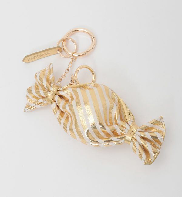 TIARA「【HASHIBAMI/ハシバミ】キャンディジップチャーム」|チャーム・キーホルダー|ゴールド