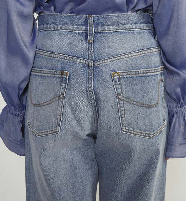 Soffitto「前スリット加工デニムパンツ」|デニム|