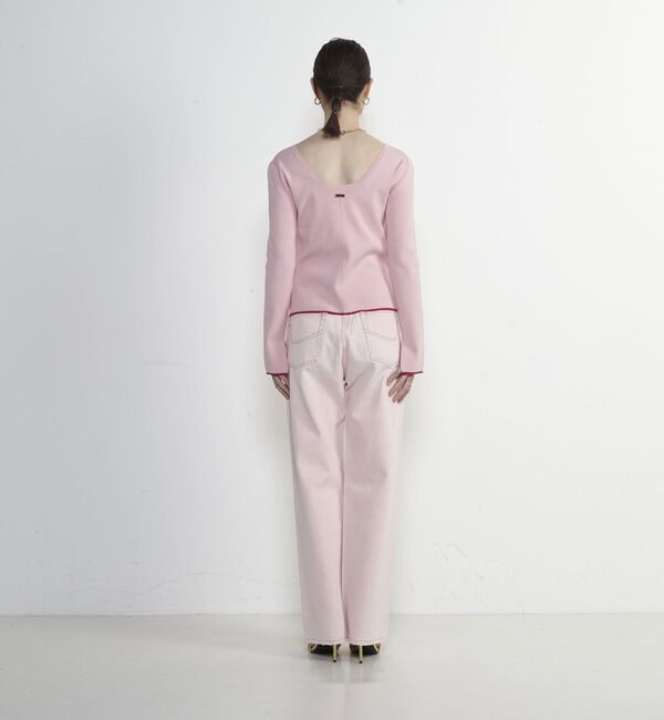 Soffitto「前スリット加工デニムパンツ」|デニム|