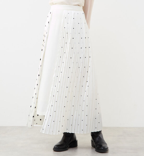 Soffitto「ドットプリーツスカート」|スカート|
