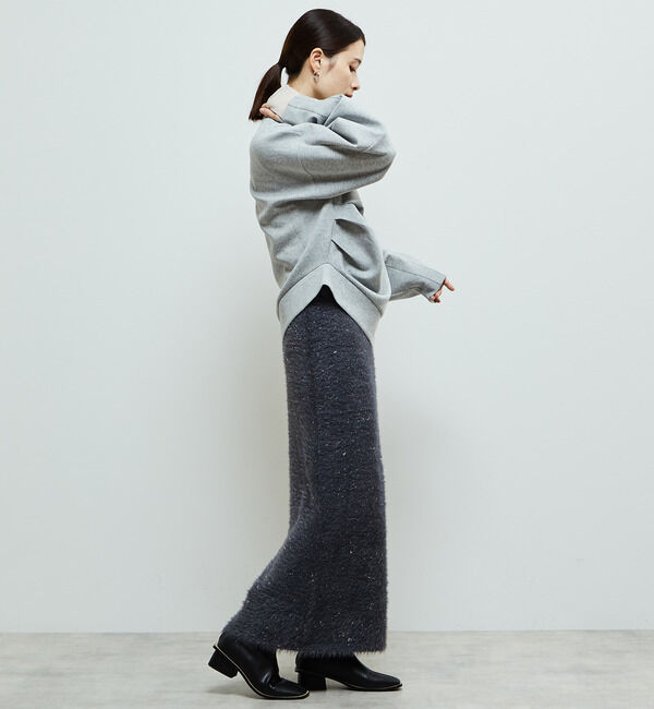 Soffitto「アシンメトリーサイドスリットスウェット」|スウェット・ジャージ|