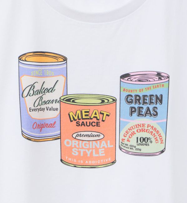 Soffitto「ヴィンテージ風プリント入りフレンチスリーブTシャツ」|Tシャツ・カットソー|