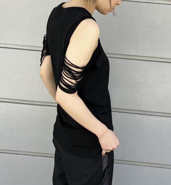 A_「【THE FLATS/ザフラッツ】CUT OFF SLEEV T」|Tシャツ・カットソー|