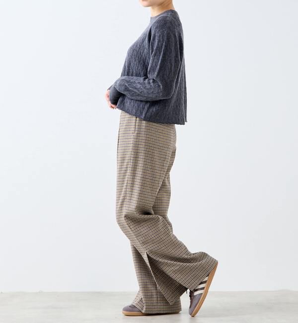 A_「【A_/エース】ケーブルバックスリット」|ニット・セーター|