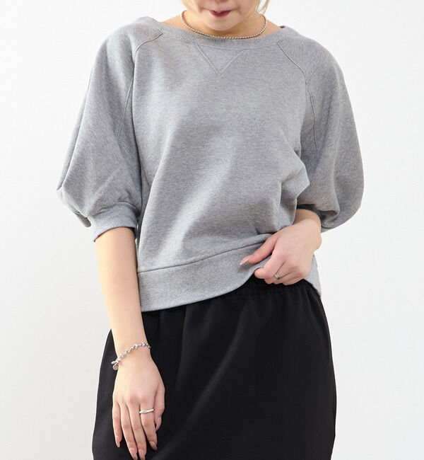 SOFFITTO「袖ボリュームスウェット」|スウェット・ジャージ|トップグレー