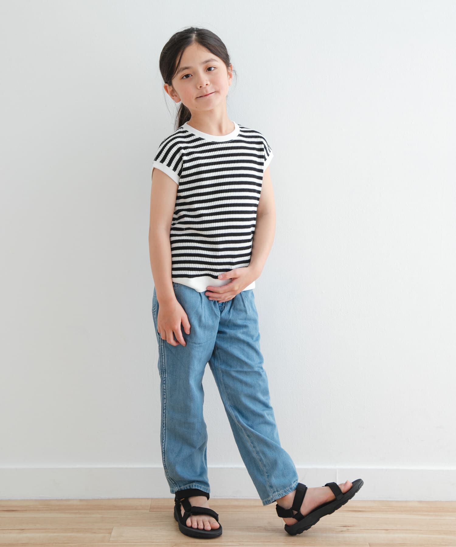 URBAN RESEARCH DOORS「『WEB/一部店舗限定サイズ』変形ワッフルノースリーブプルオーバー(KIDS)」|その他|