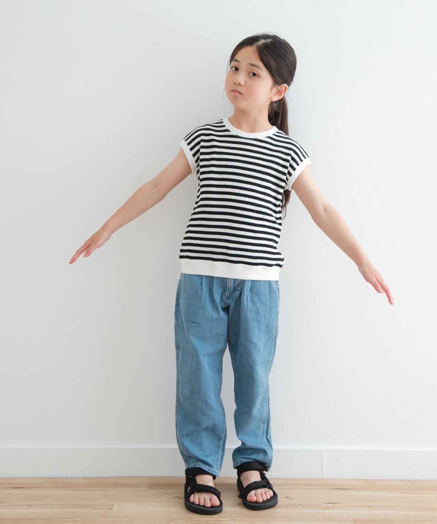 URBAN RESEARCH DOORS「『WEB/一部店舗限定サイズ』変形ワッフルノースリーブプルオーバー(KIDS)」|その他|
