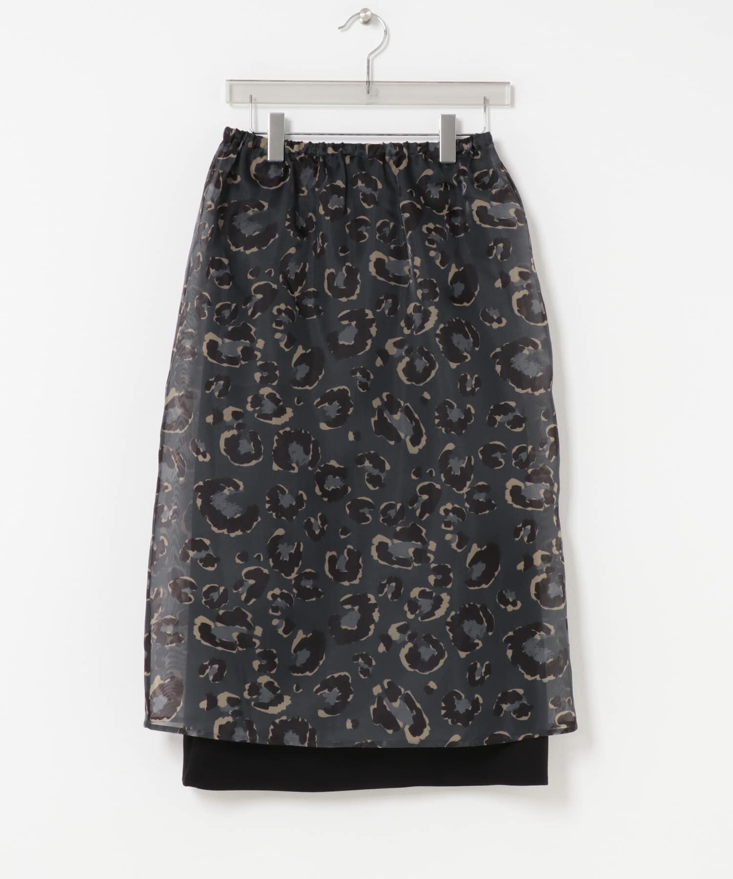 URBAN RESEARCH「レオパードプリントレイヤードスカート」|スカート|