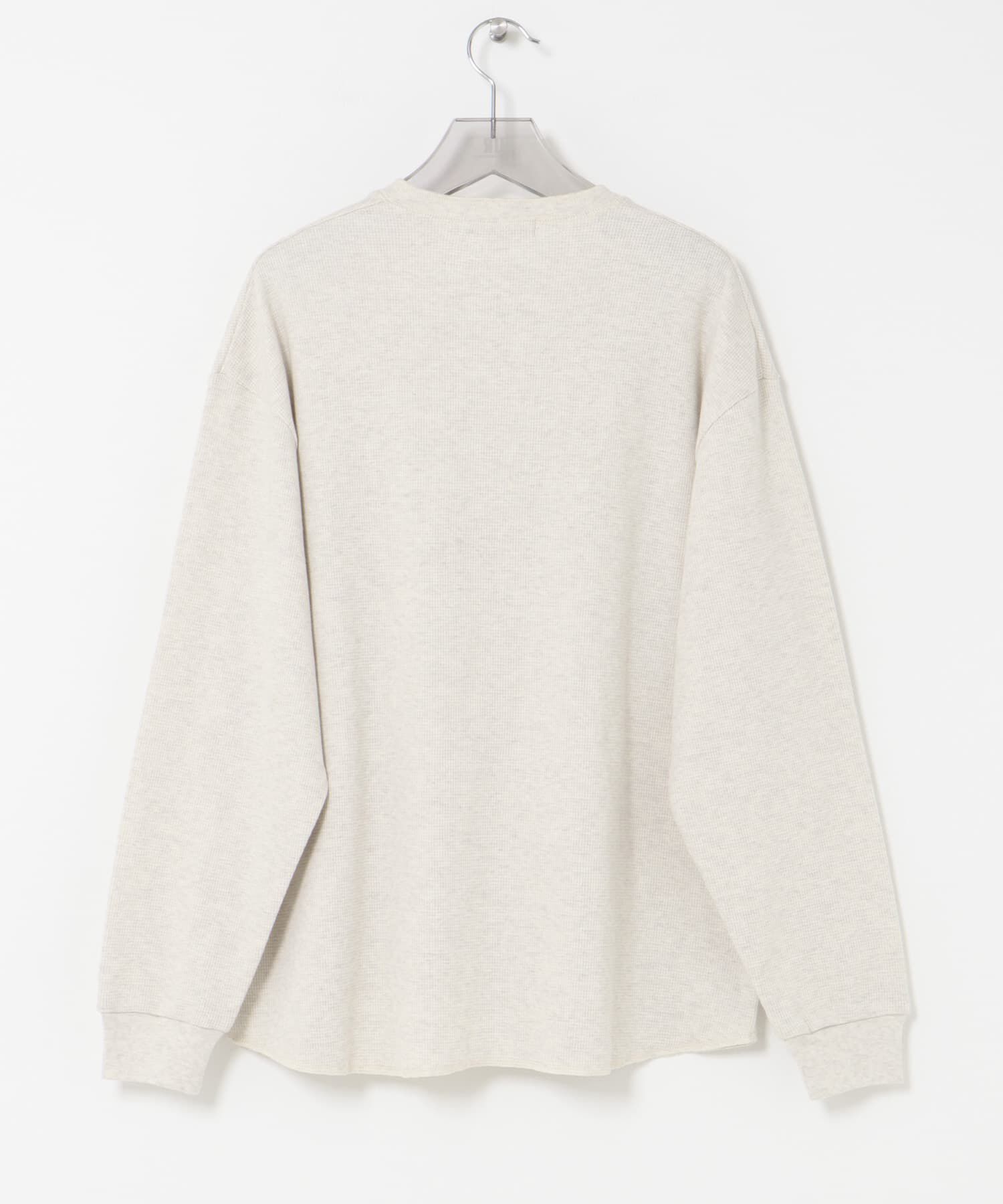 URBAN RESEARCH「『UR TECH』度詰めワッフルヘンリーロングスリーブ」|Tシャツ・カットソー|