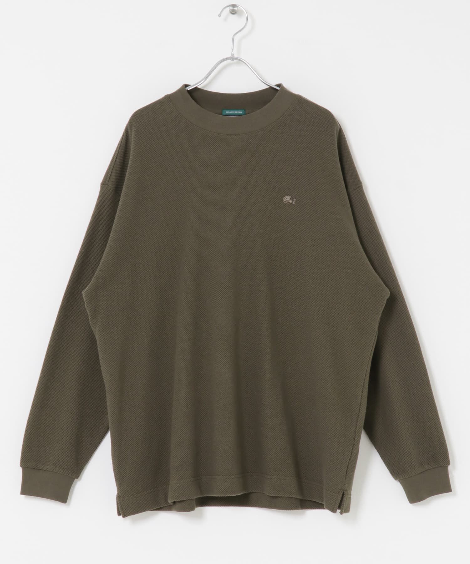 URBAN RESEARCH DOORS「『別注』LACOSTE&times;DOORS　thick pique mock long-sleeve」|Tシャツ・カットソー|