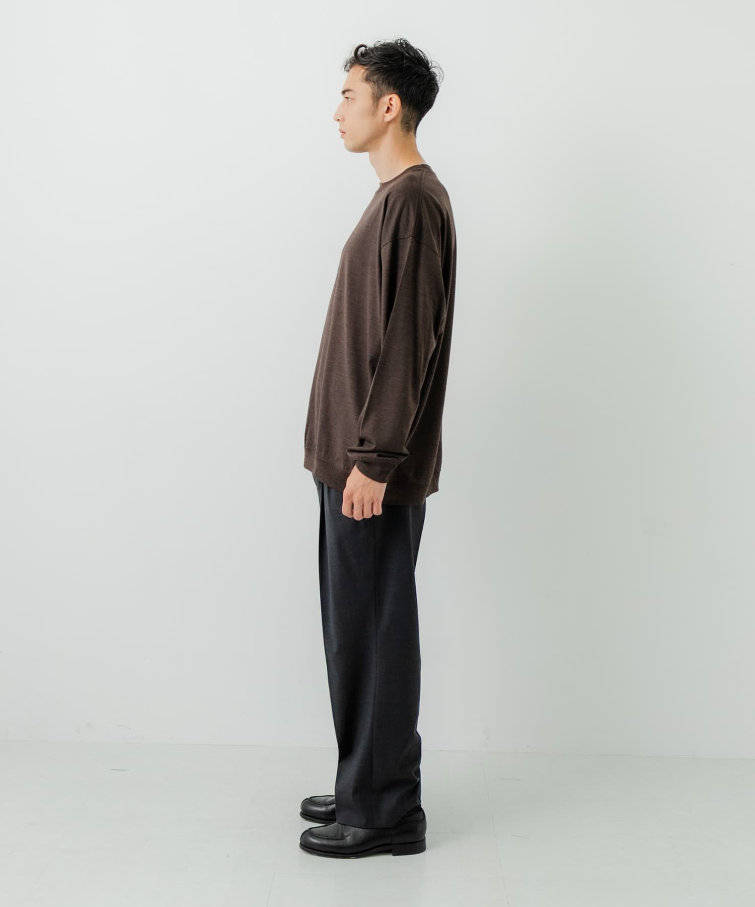 URBAN RESEARCH「new basic　WASHABLE MERINO WOOL CREW-NECK」|ニット・セーター|