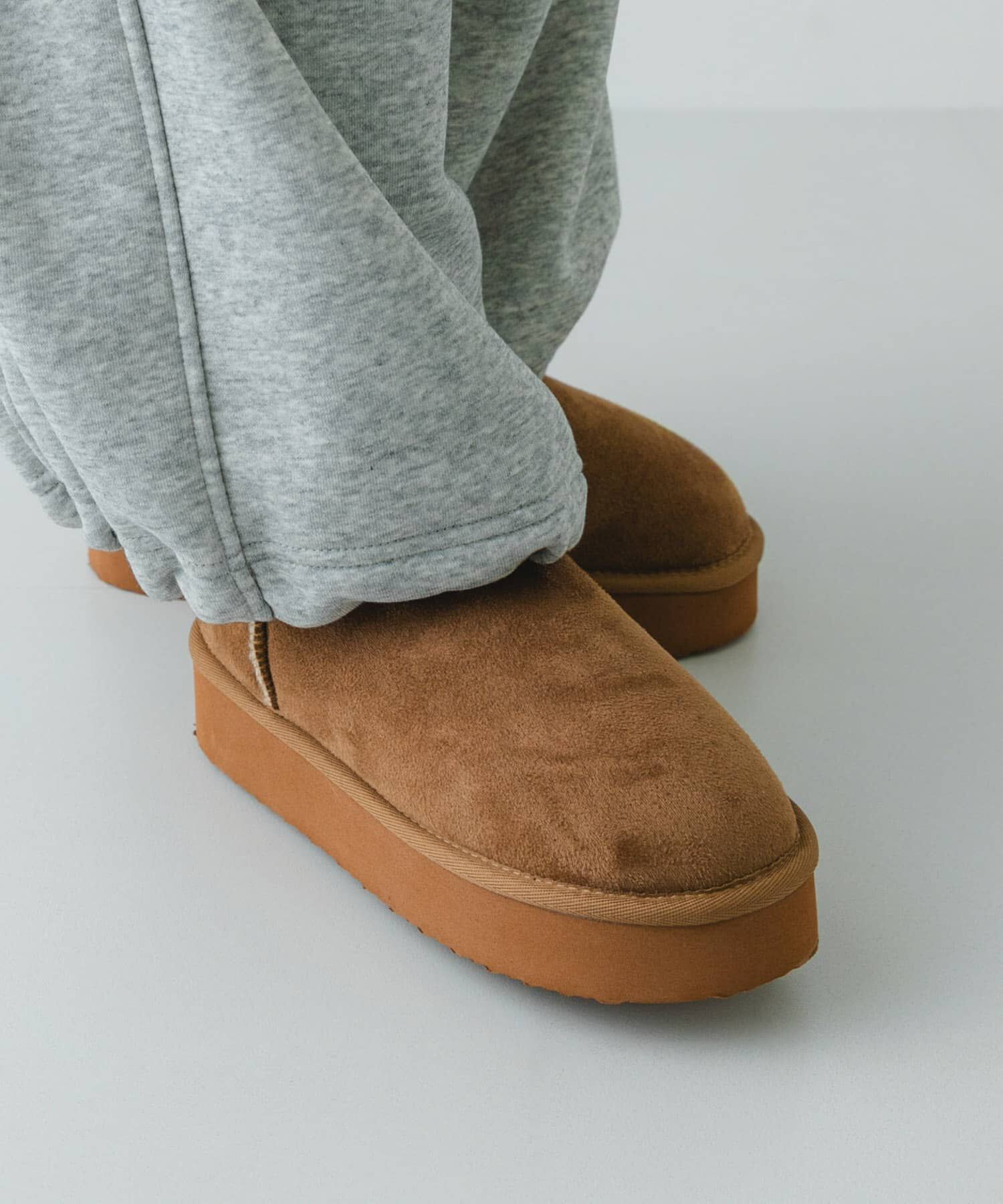 RODE SKO「撥水フラッフィームートンブーツ」|ショートブーツ|