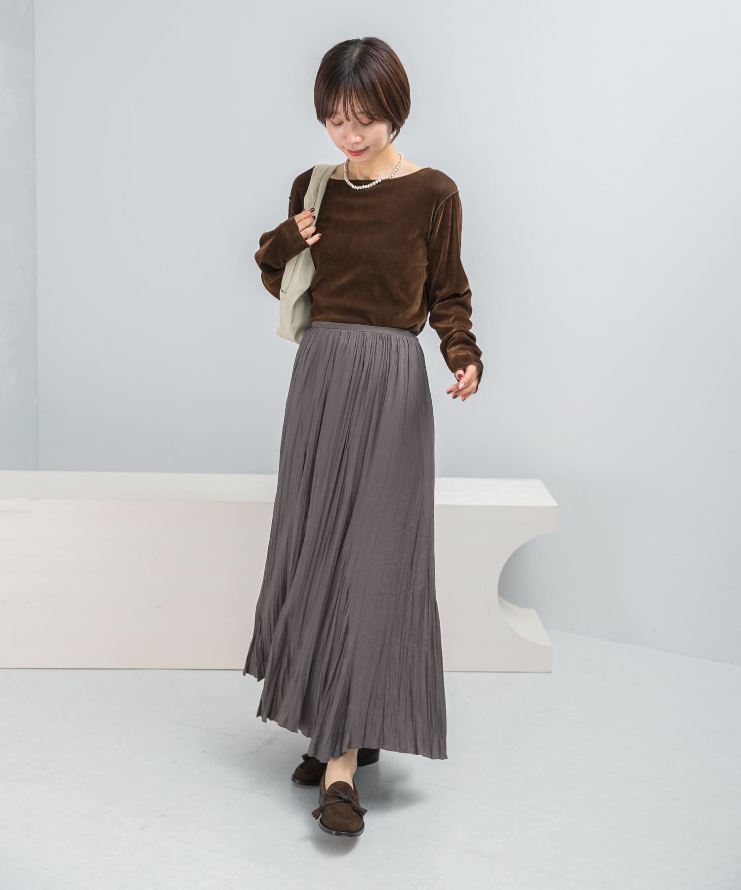 URBAN RESEARCH ROSSO「シアーベロアシームデザインプルオーバー」|Tシャツ・カットソー|