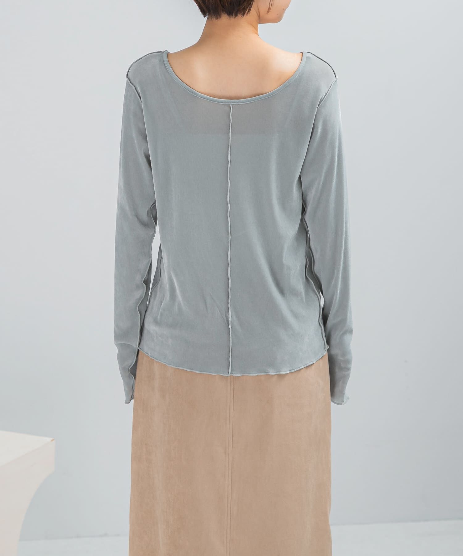 URBAN RESEARCH ROSSO「シアーベロアシームデザインプルオーバー」|Tシャツ・カットソー|