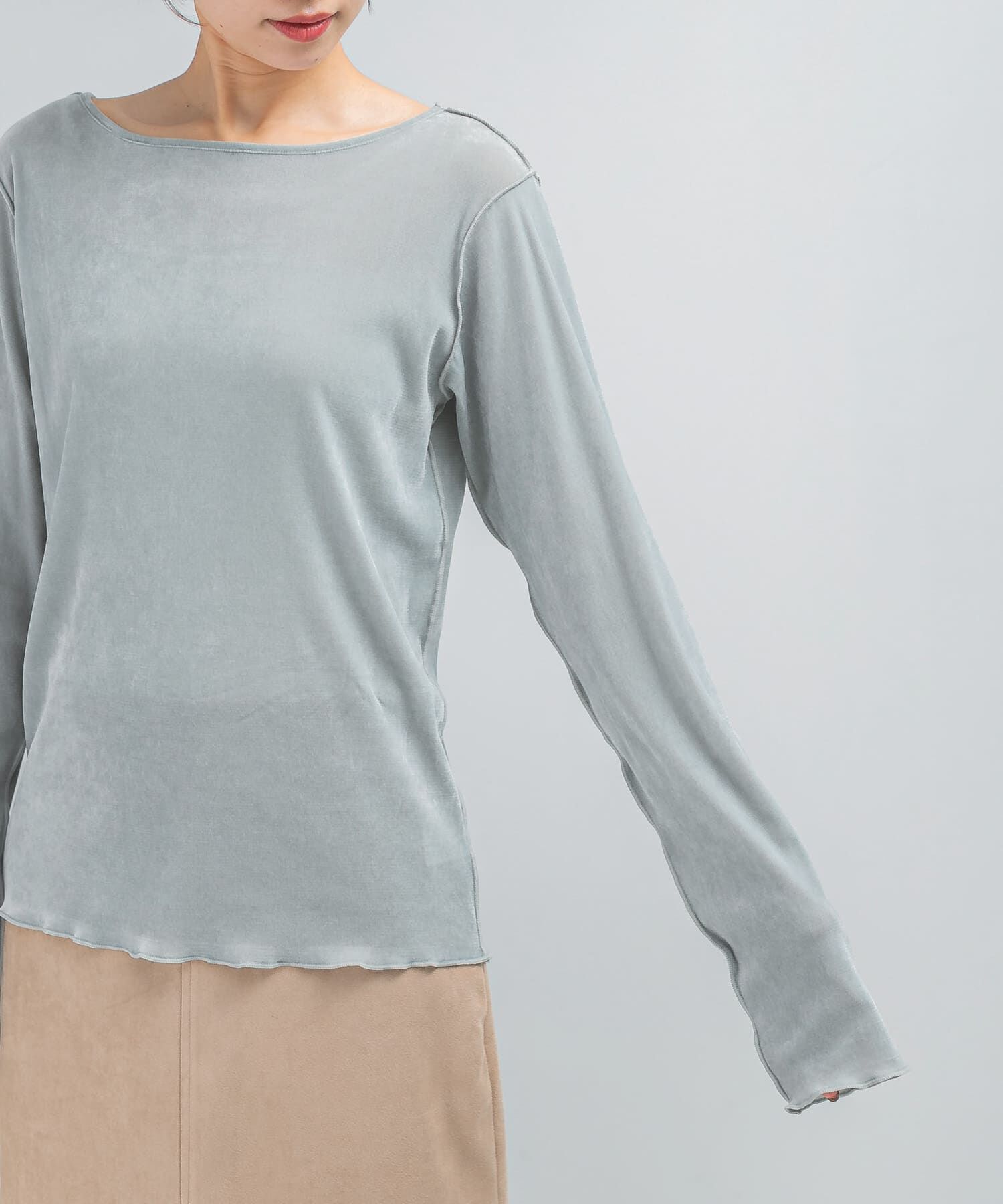 URBAN RESEARCH ROSSO「シアーベロアシームデザインプルオーバー」|Tシャツ・カットソー|