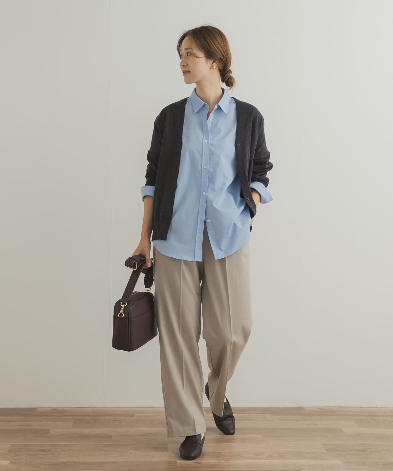 URBAN RESEARCH DOORS「Vネックソフトニットカーディガン」|ニット・セーター|