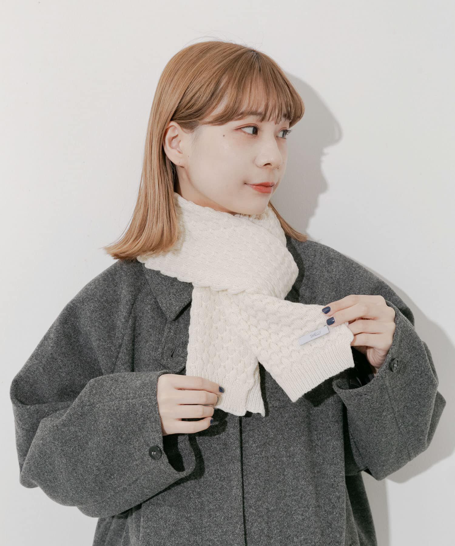 SMELLY「ポコポコマフラー」|マフラー|