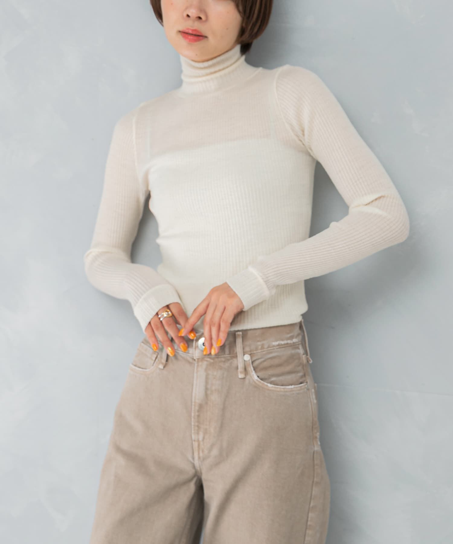 URBAN RESEARCH ROSSO「GICIPI　PRUGNA」|ニット・セーター|