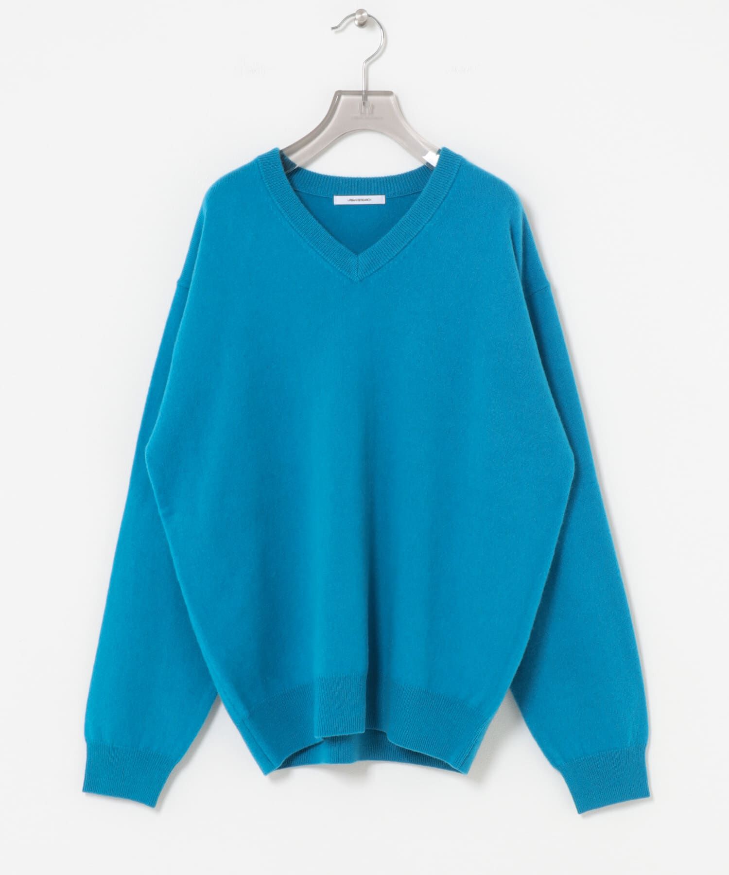 URBAN RESEARCH「ウール100 Vネックルーズソフトニット」|ニット・セーター|