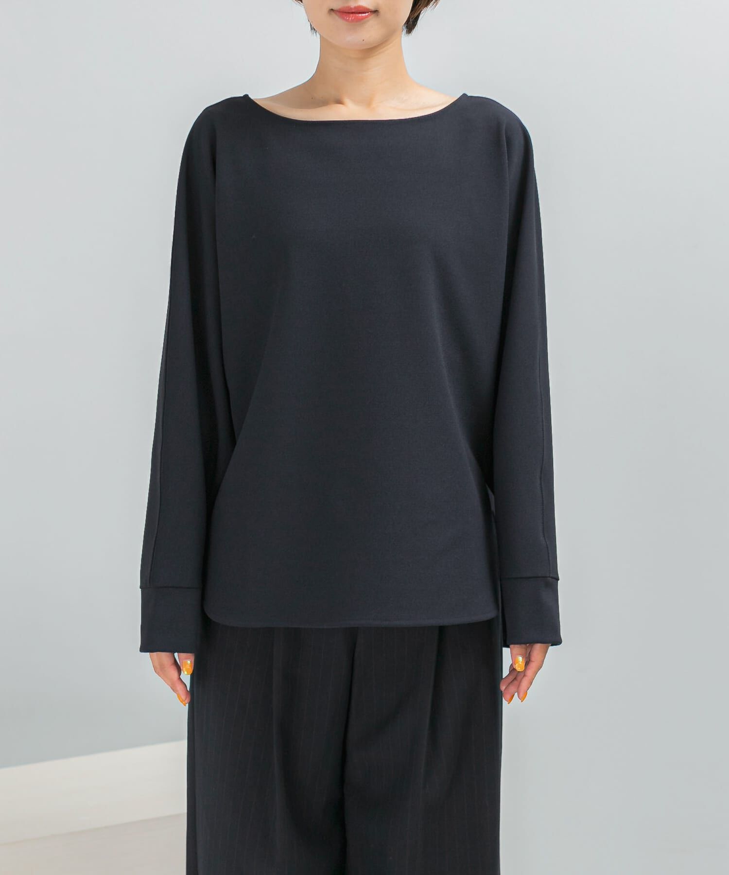 URBAN RESEARCH ROSSO「ニットジョーゼットドルマンプルオーバー」|シャツ・ブラウス|