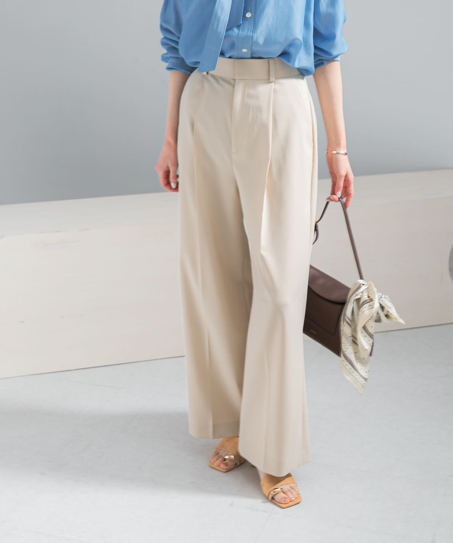 URBAN RESEARCH ROSSO「防シワハイウエストワイドスラックス」|その他|