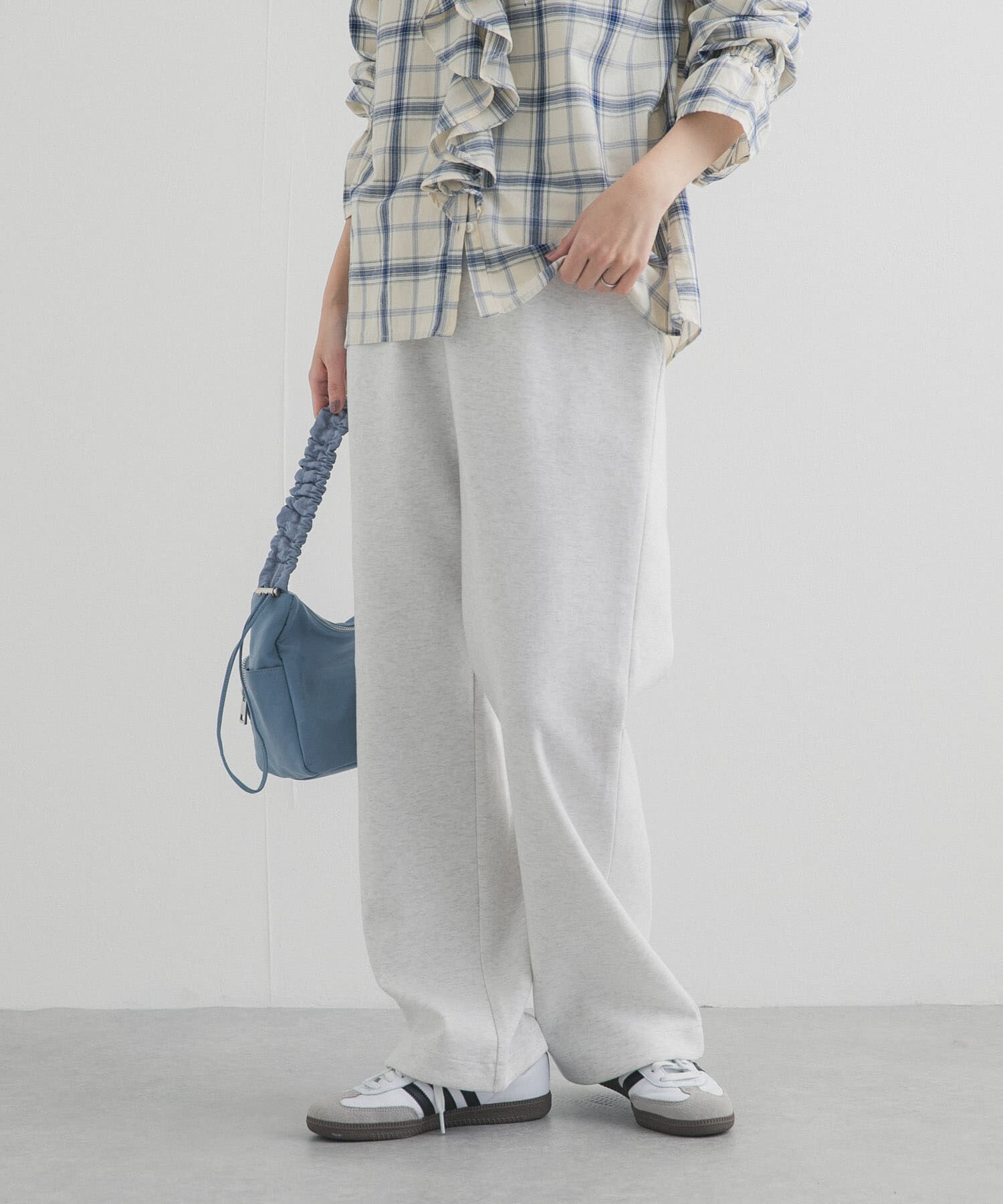 URBAN RESEARCH DOORS「ダンボールニットパンツ」|その他|ライトグレー