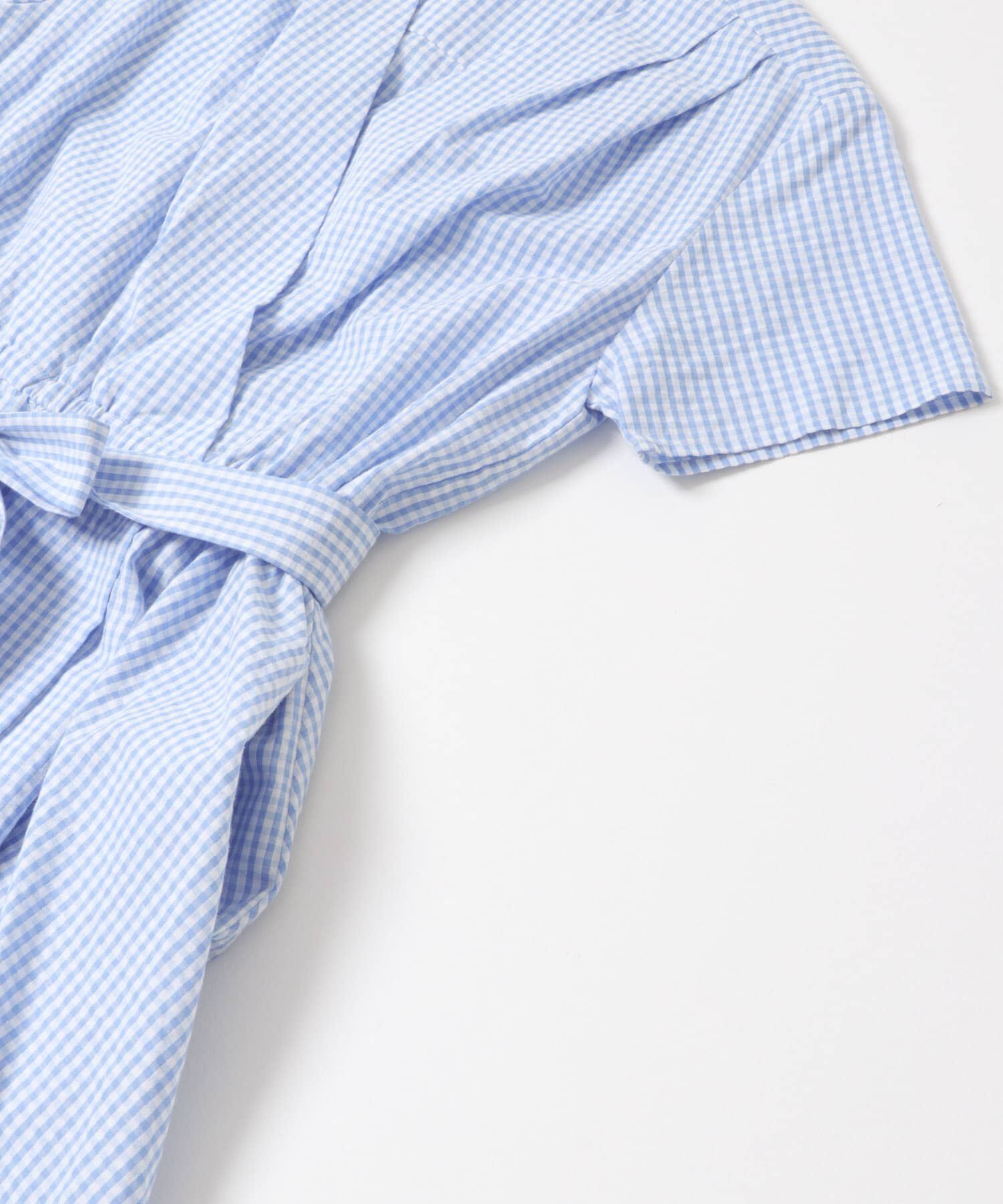 URBAN RESEARCH ROSSO「『WEB/一部店舗限定』チェックカシュクールワンピース」|ワンピース|