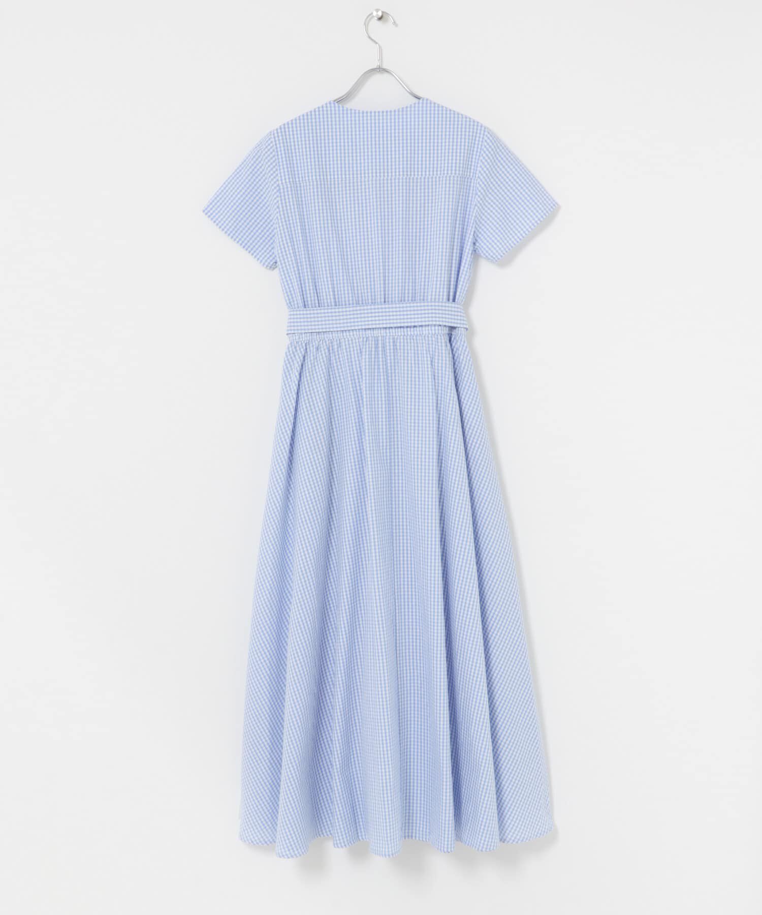 URBAN RESEARCH ROSSO「『WEB/一部店舗限定』チェックカシュクールワンピース」|ワンピース|