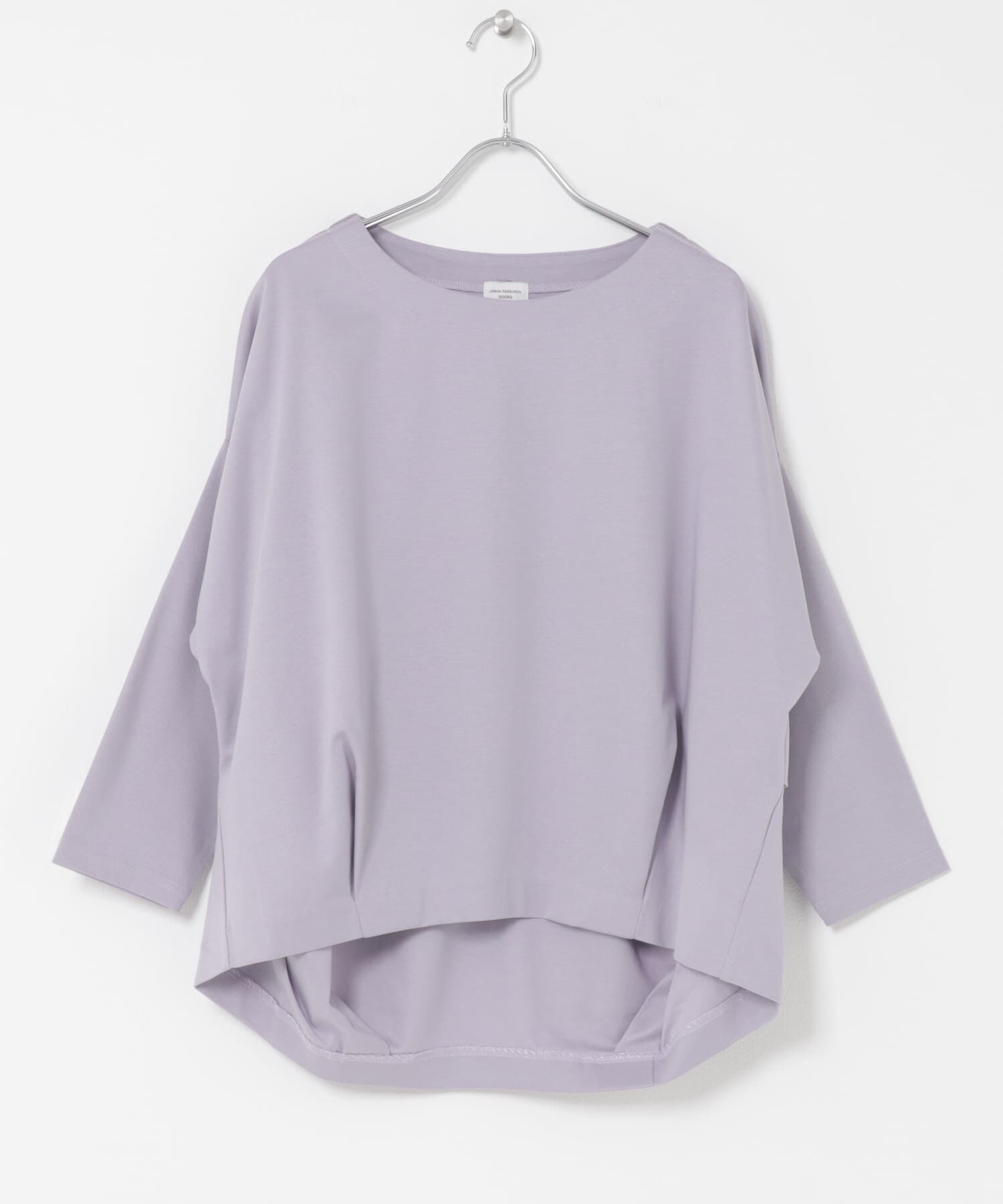 URBAN RESEARCH DOORS「コットンバックタック7分袖プルオーバー」|Tシャツ・カットソー|