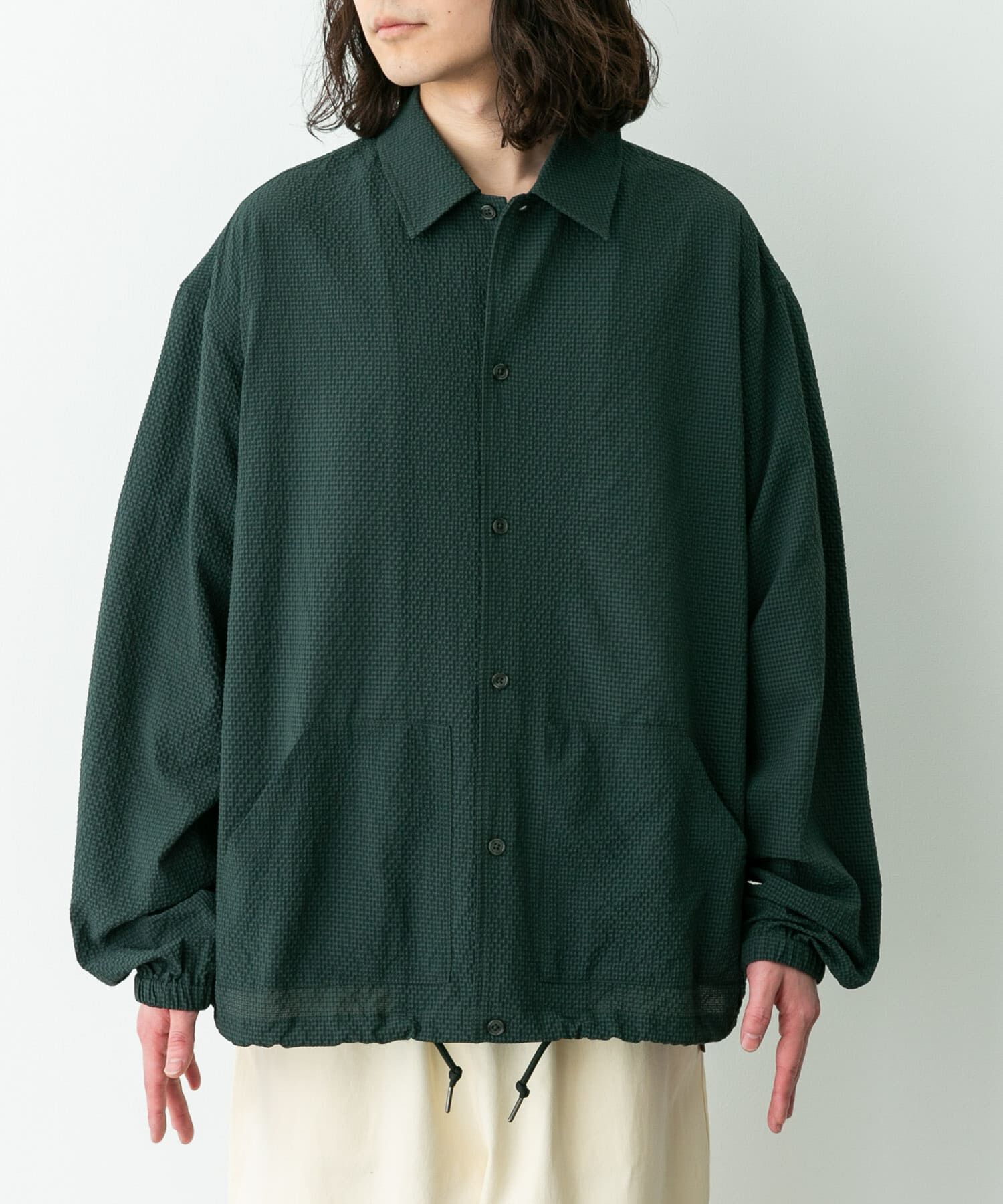 Sonny Label 「シアサッカーコーチジャケット」|ブルゾン・スタジャン|