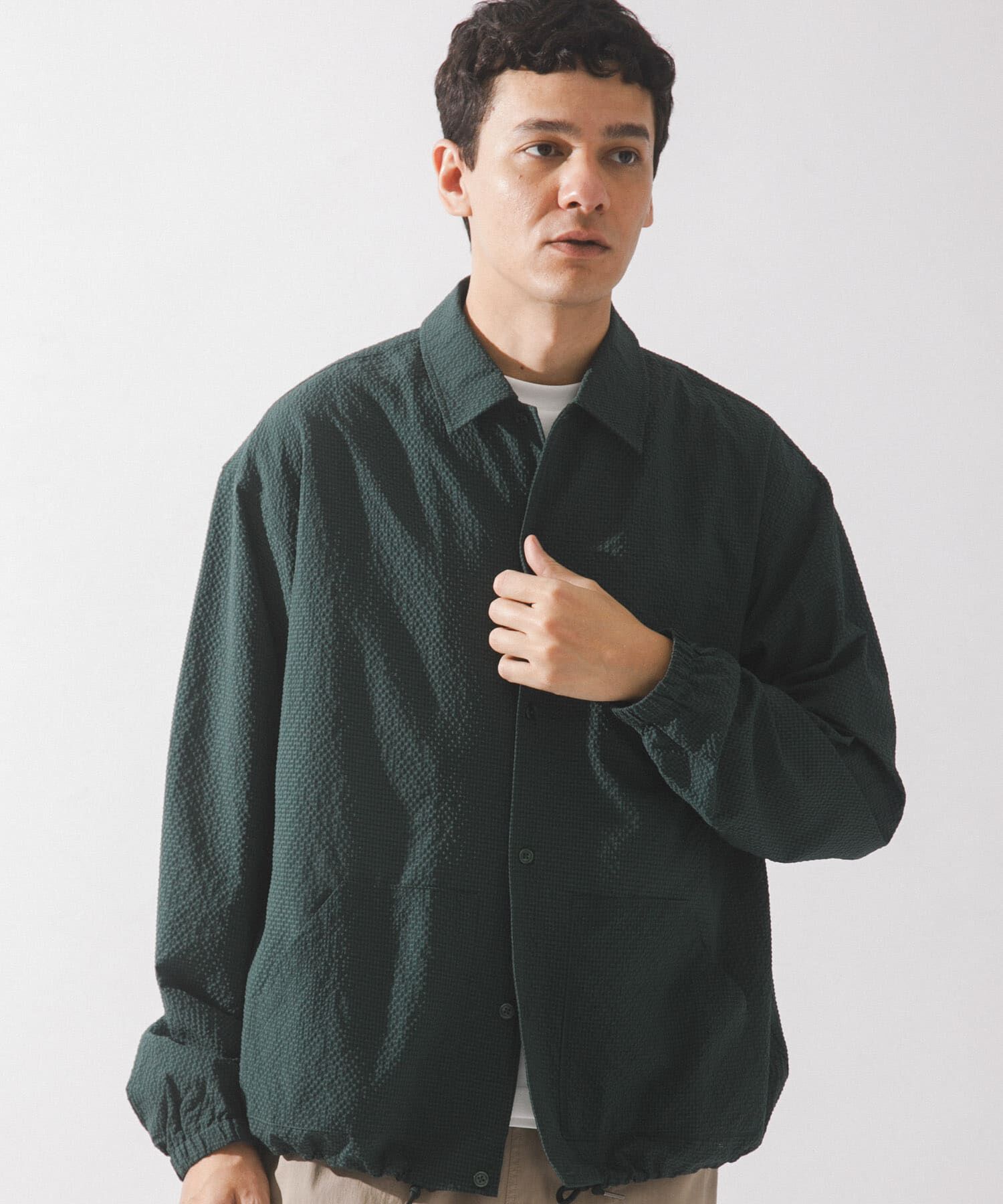 Sonny Label 「シアサッカーコーチジャケット」|ブルゾン・スタジャン|