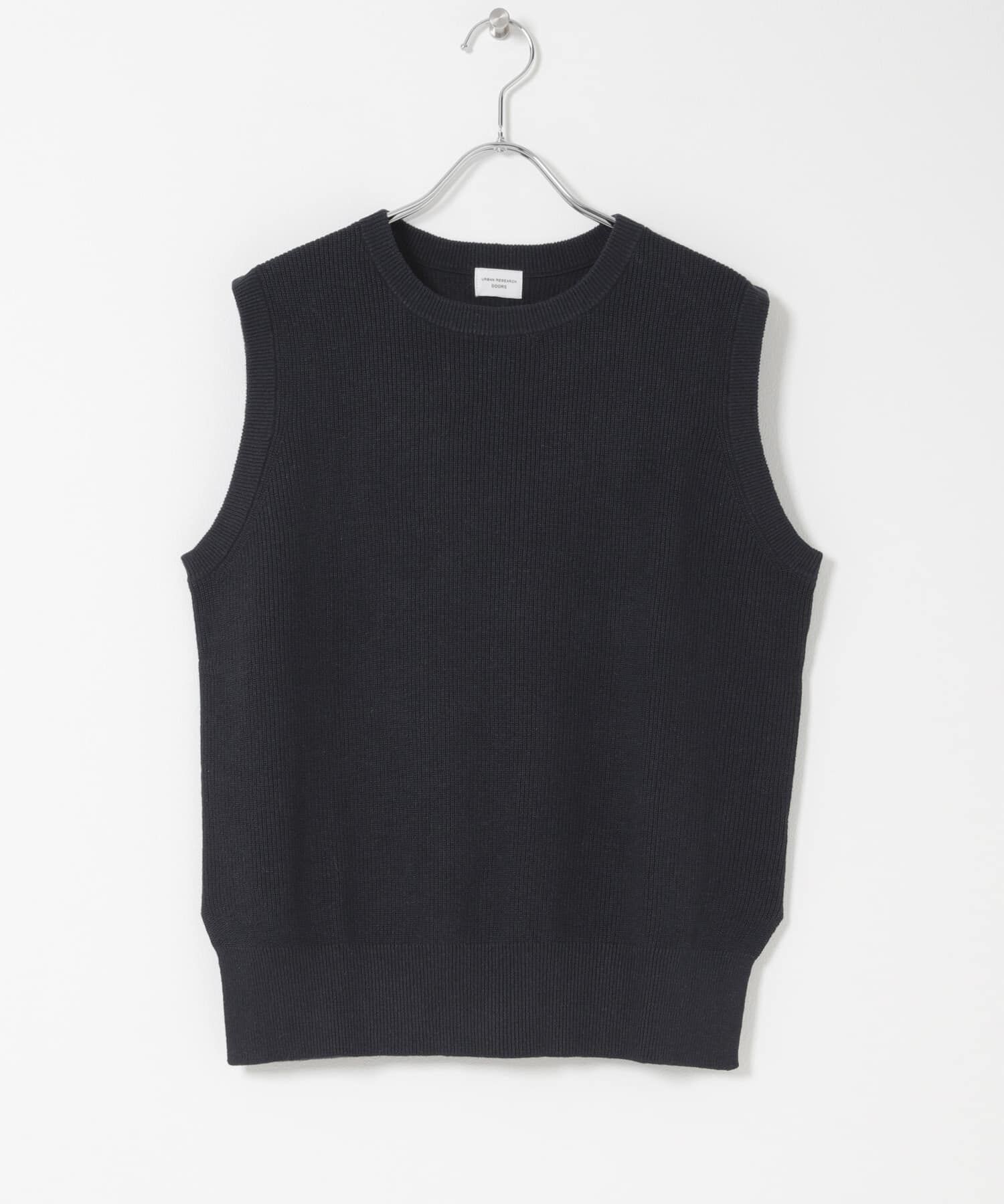 URBAN RESEARCH DOORS「リネンコットンKNITベスト」|ベスト・ジレ|