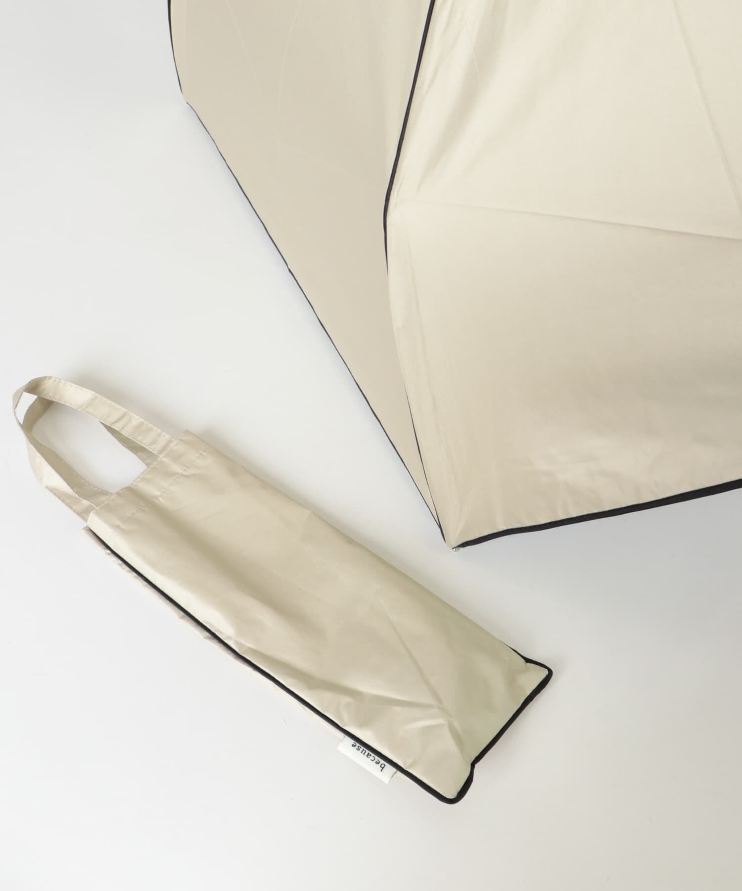 SMELLY「because　晴雨兼用パイピングミニ」|傘|