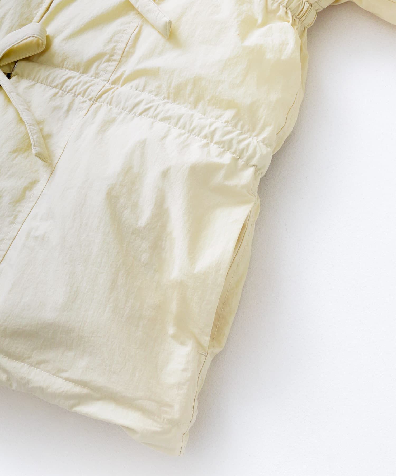  「フロントリボン中綿ジャケット」|ダウン|