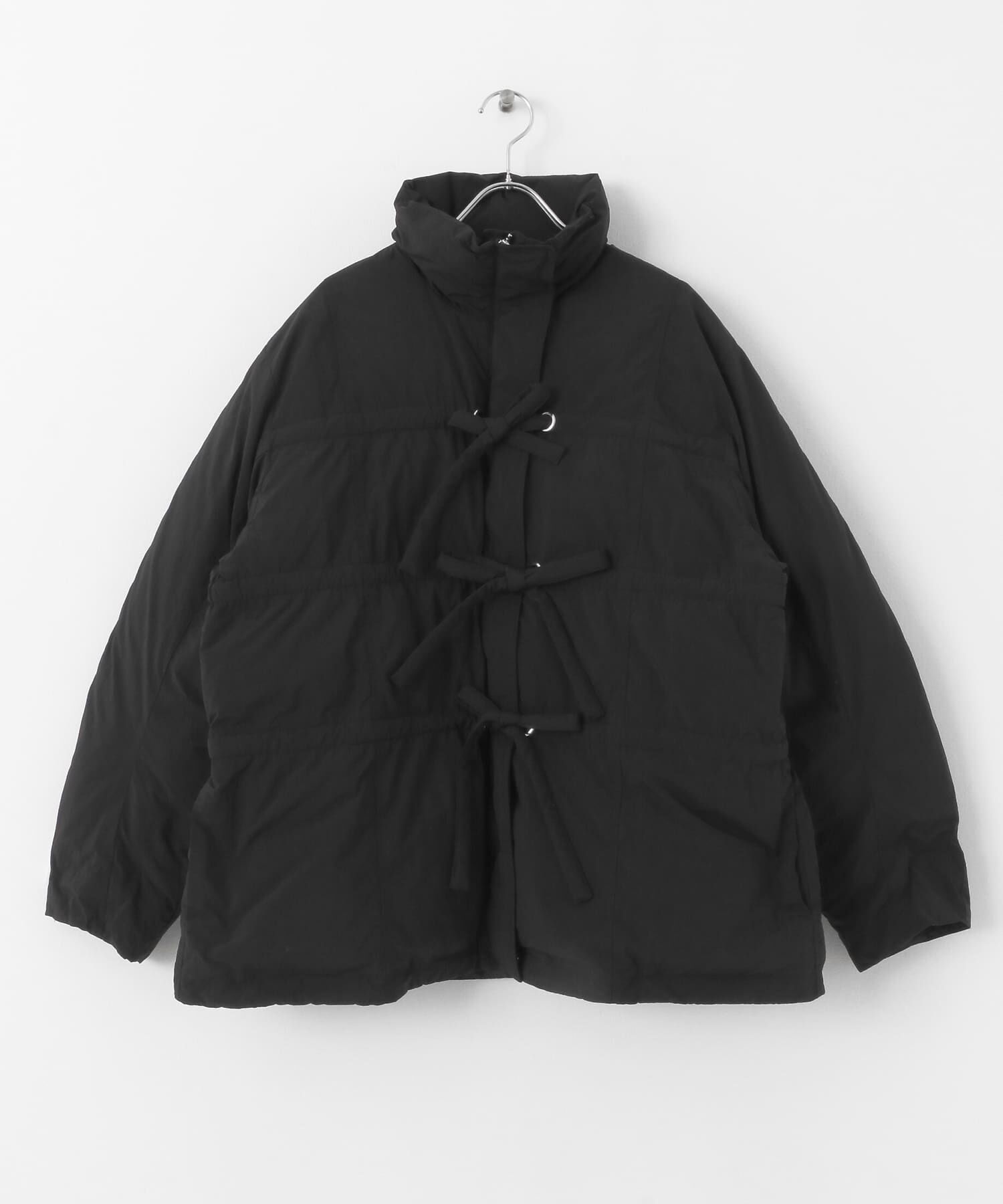  「フロントリボン中綿ジャケット」|ダウン|