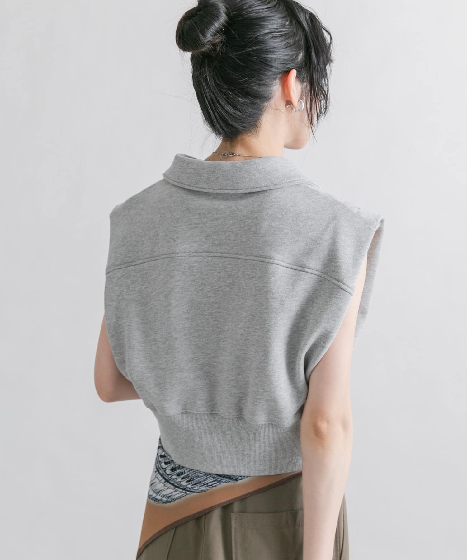  「ショルダータックZIPスウェット」|スウェット・ジャージ|