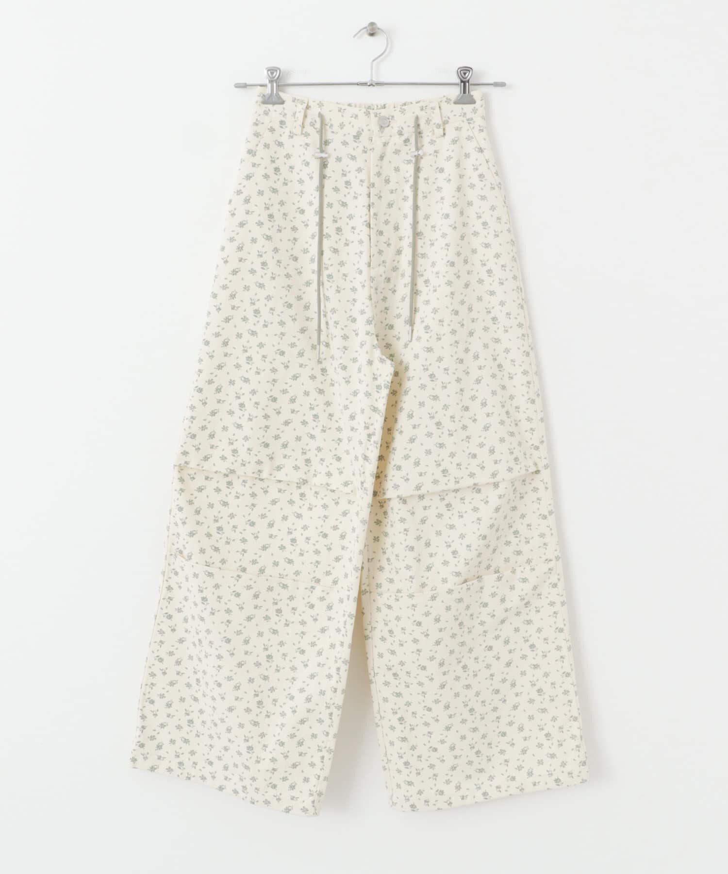  「フラワープリントドロストパンツ」|その他|