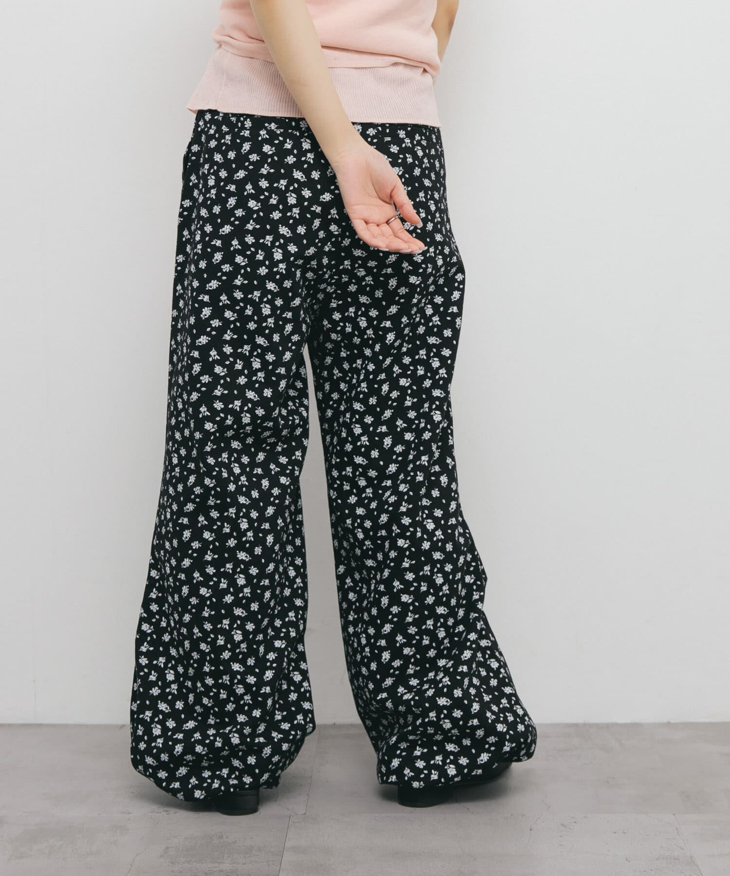  「フラワープリントドロストパンツ」|その他|