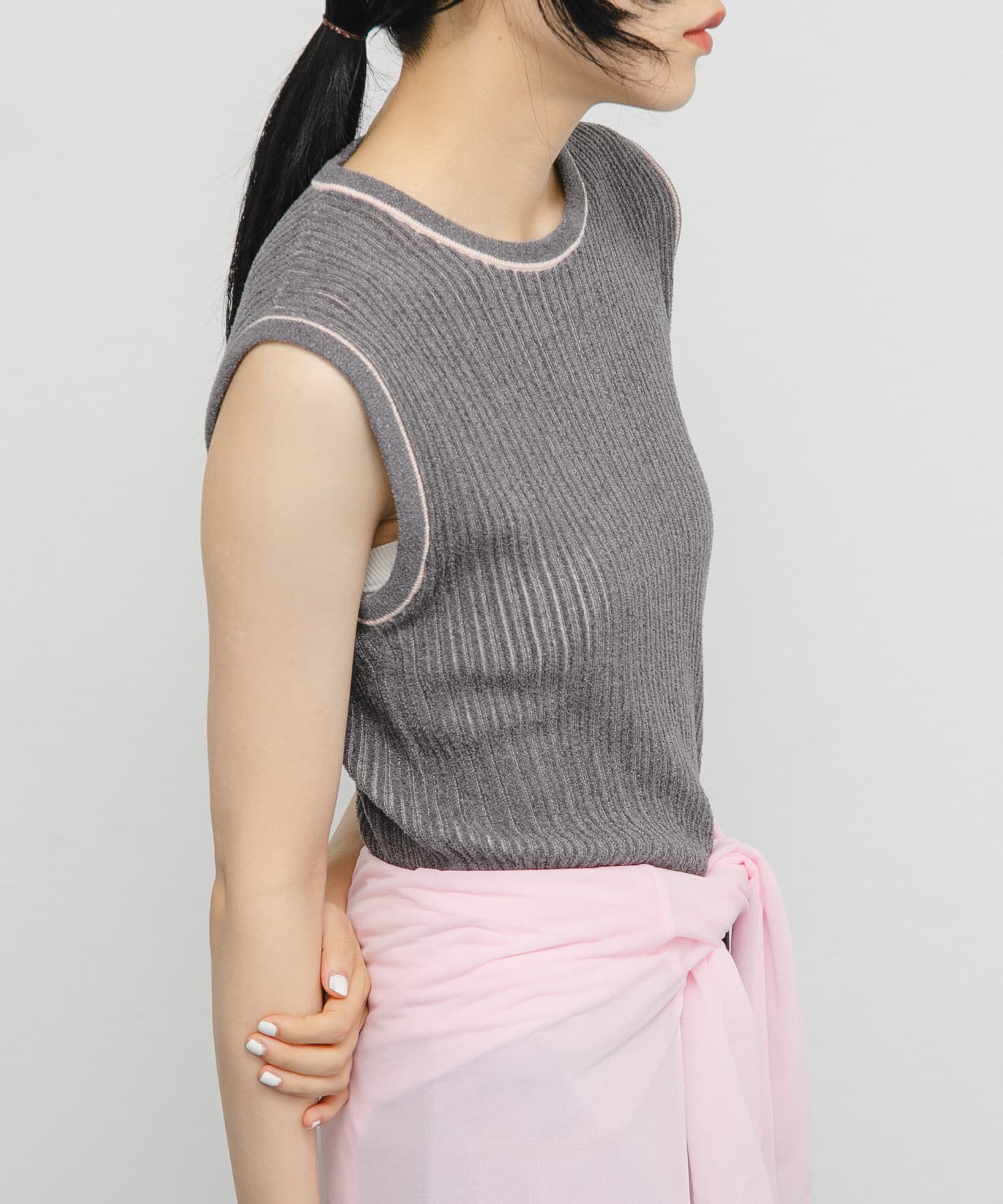  「スリーブレスリンクスニット」|ニット・セーター|