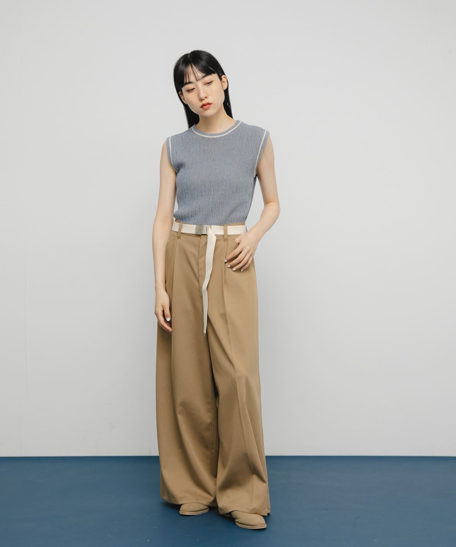  「スリーブレスリンクスニット」|ニット・セーター|