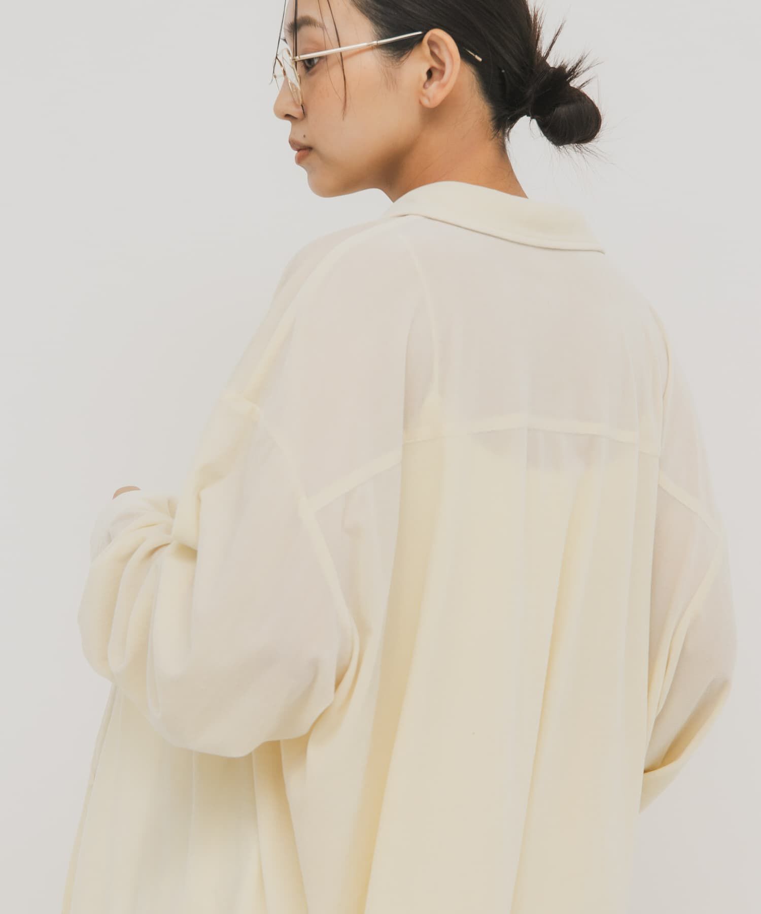  「シアーベロアルーズシャツ」|シャツ・ブラウス|