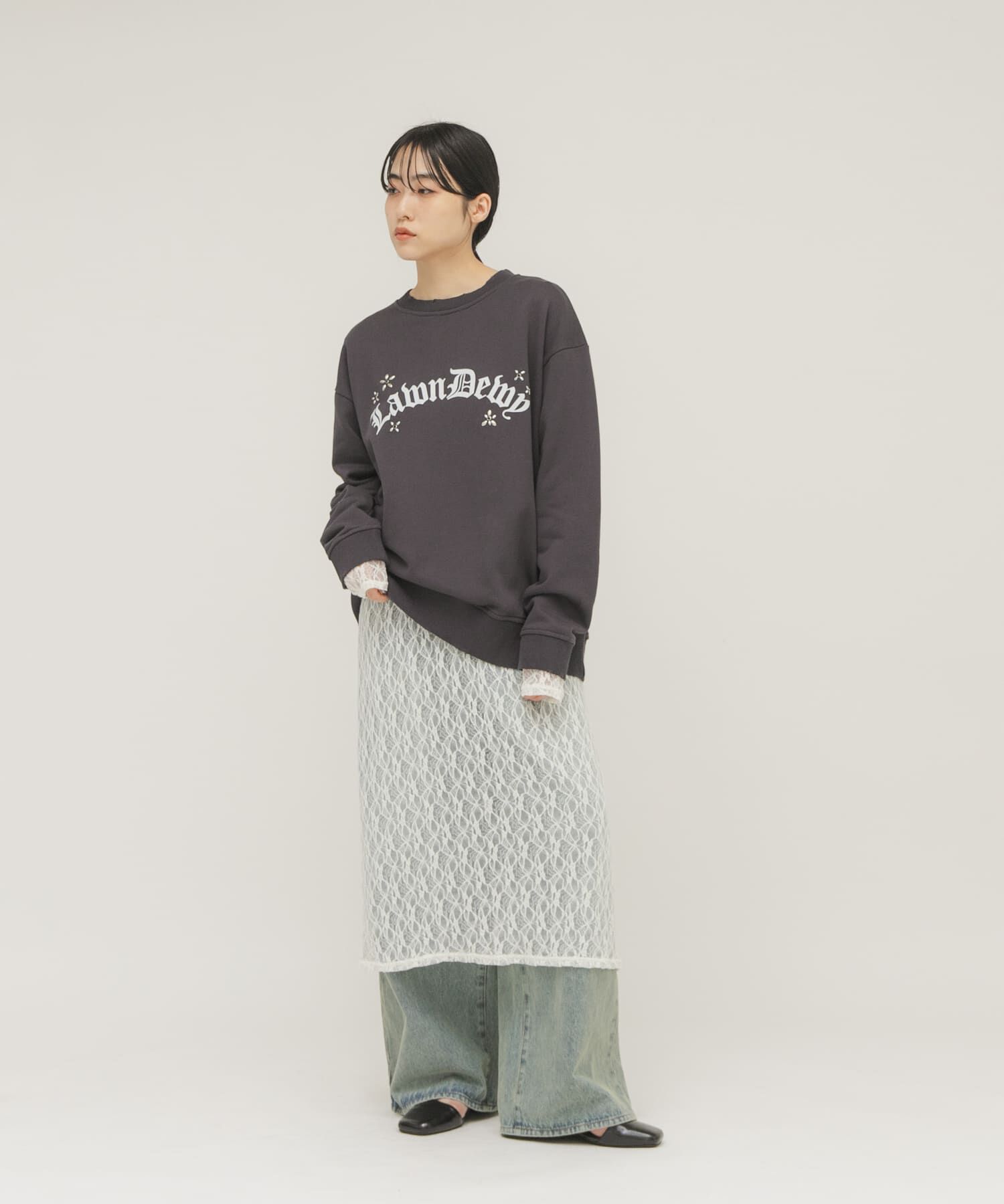  「ルーズスタッズスウェット」|スウェット・ジャージ|