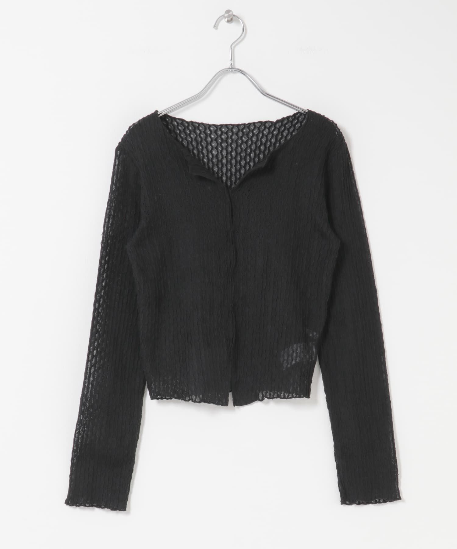  「フロントオープンアイレットカットソー」|Tシャツ・カットソー|