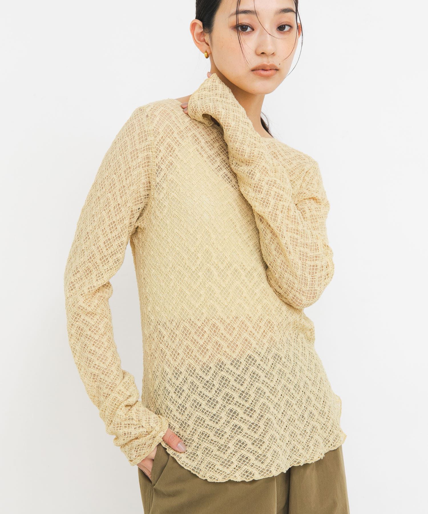  「シュリンクレーストップス」|Tシャツ・カットソー|