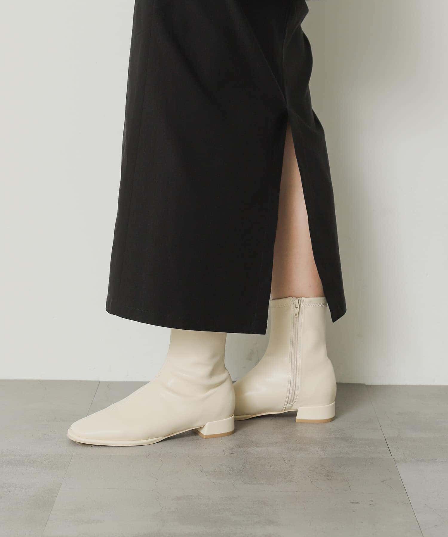 SENSE OF PLACE by URBAN RESEARCH「『4ｻｲｽﾞ展開』『晴雨兼用』ｽｸｴｱﾄｳｾﾝﾀｰｼｰﾑｽﾄﾚｯﾁﾛ」|ショートブーツ|