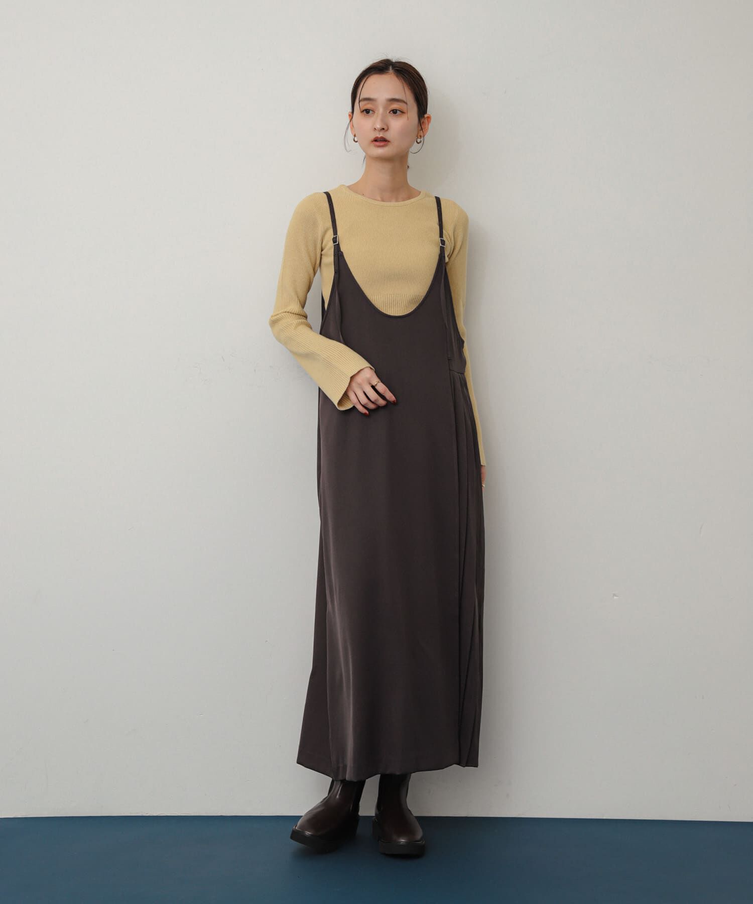 SENSE OF PLACE by URBAN RESEARCH「プリーツキャミワンピース」|ワンピース|