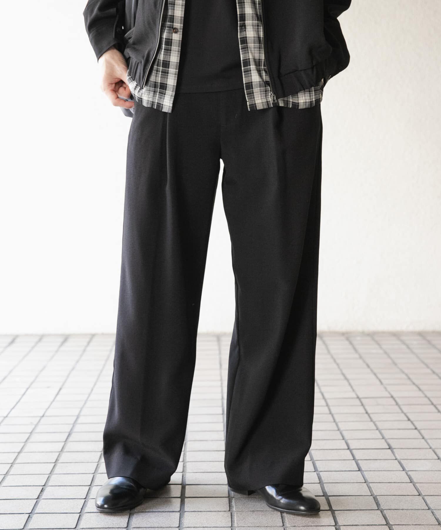 SENSE OF PLACE by URBAN RESEARCH「『UR TECH DRYLUXE』 リネンライクワイドパンツ」|その他|