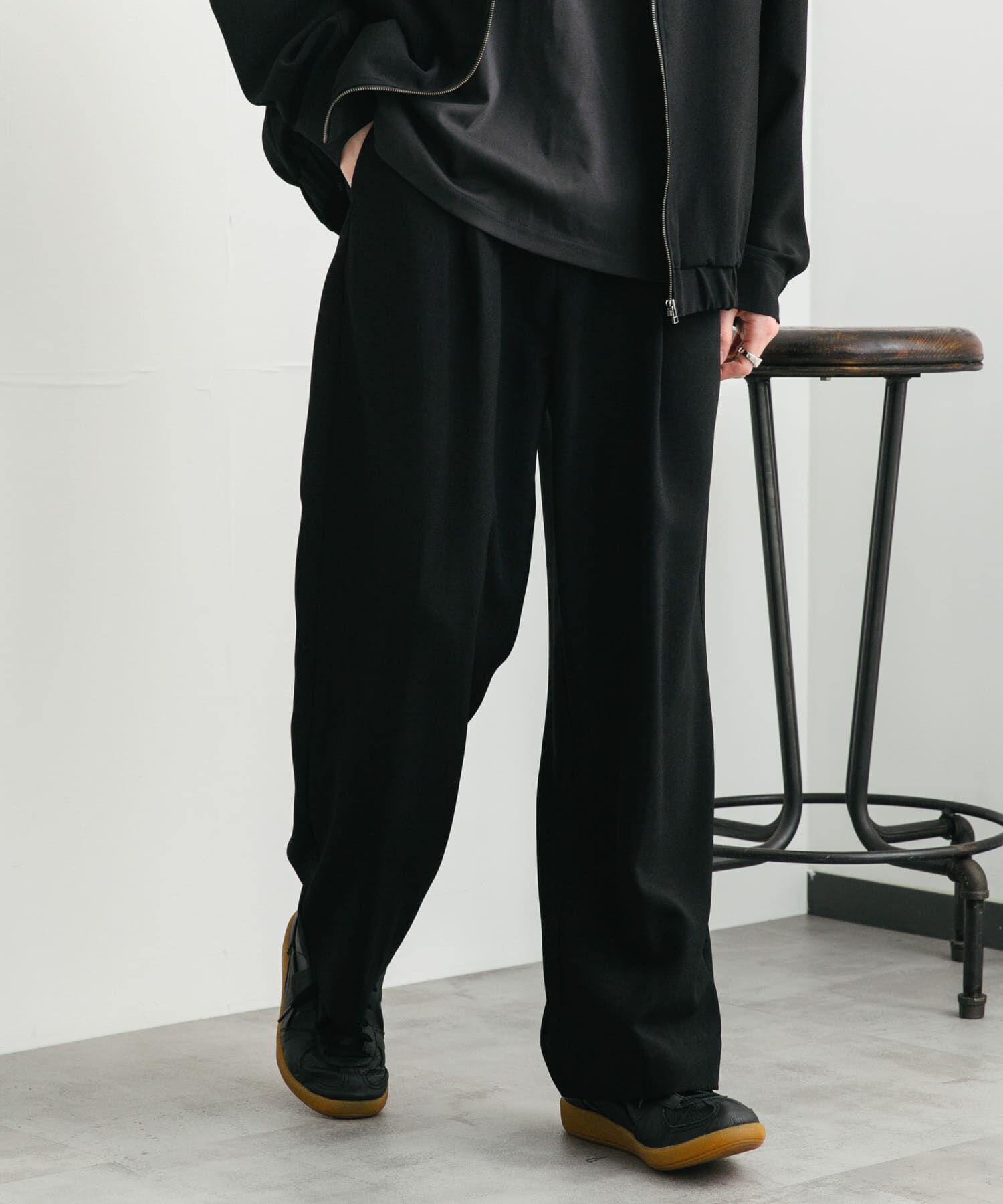 SENSE OF PLACE by URBAN RESEARCH「『UR TECH DRYLUXE』 リネンライクワイドパンツ」|その他|