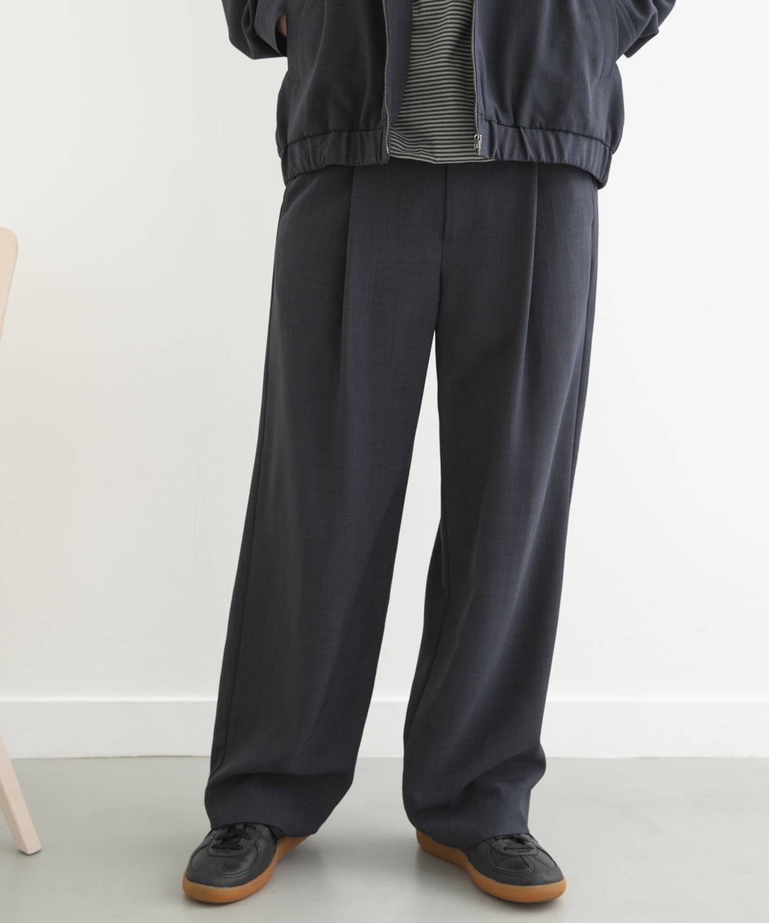 SENSE OF PLACE by URBAN RESEARCH「『UR TECH DRYLUXE』 リネンライクワイドパンツ」|その他|