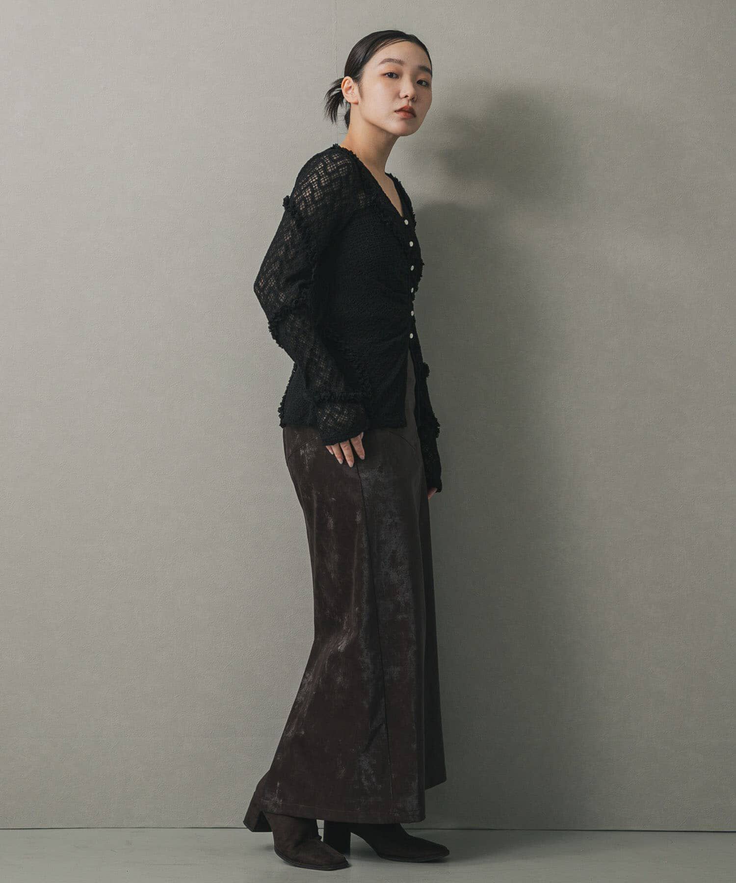 SENSE OF PLACE by URBAN RESEARCH「フロントボタンレースカーディガン」|カーディガン|